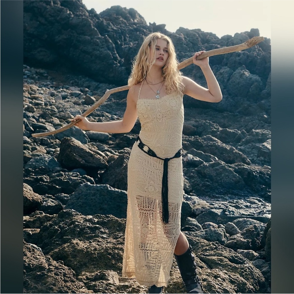 Free People Dahlia Crochet Dress